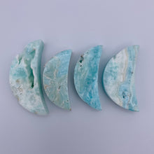 Load image into Gallery viewer, Blue Aragonite Moon (Small)