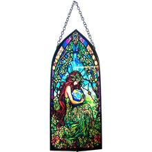 Load image into Gallery viewer, Glass Suncatcher - Earth Goddess