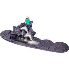 Load image into Gallery viewer, Ceramic Backflow Incense Burner - Cascades w/ Pentacles