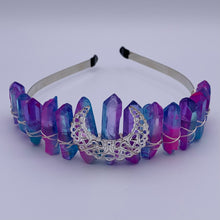 Load image into Gallery viewer, Crystal Moon Crown