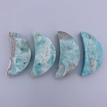 Load image into Gallery viewer, Blue Aragonite Moon (Small)