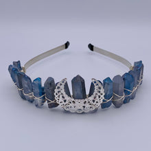 Load image into Gallery viewer, Crystal Moon Crown