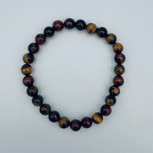 Load image into Gallery viewer, Tigers Eye (Blue/Gold/Red) Bracelet