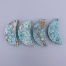 Load image into Gallery viewer, Blue Aragonite Moon (Small)