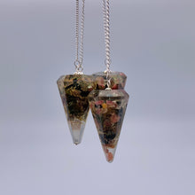 Load image into Gallery viewer, Orgonite Multi Touramline Pendulum