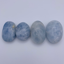 Load image into Gallery viewer, Blue Calcite Palm Stone
