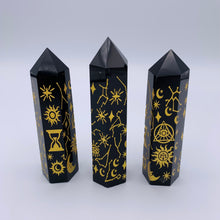 Load image into Gallery viewer, Obsidian Zodiac Tower