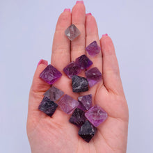 Load image into Gallery viewer, Purple Fluorite - Raw Octahedron
