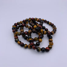 Load image into Gallery viewer, Tigers Eye (Blue/Gold/Red) Bracelet