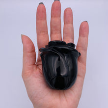 Load image into Gallery viewer, Silver Sheen Obsidian Rose