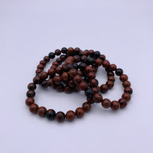 Load image into Gallery viewer, Mahogany Obsidian Bracelet