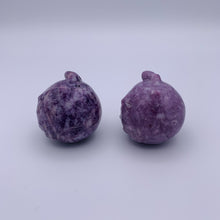 Load image into Gallery viewer, Lepidolite Cat Sphere Carving
