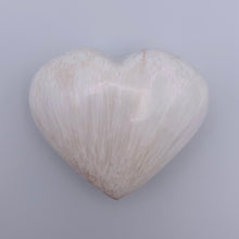 Load image into Gallery viewer, Scolecite Heart + Palm Stone