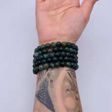 Load image into Gallery viewer, Moss Agate Bracelet