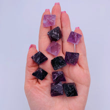 Load image into Gallery viewer, Purple Fluorite - Raw Octahedron