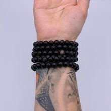 Load image into Gallery viewer, Silver Sheen Obsidian Bracelet