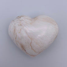 Load image into Gallery viewer, Scolecite Heart + Palm Stone