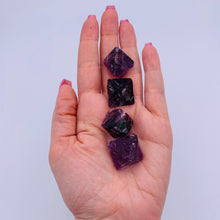 Load image into Gallery viewer, Purple Fluorite - Raw Octahedron