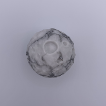 Load image into Gallery viewer, Howlite Moon Carving