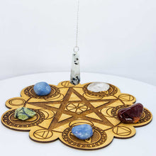 Load image into Gallery viewer, Gemstone Pendulum Faceted Tear Drop - Rainbow Moonstone
