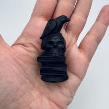 Load image into Gallery viewer, Obsidian “Harry Potter” Raven
