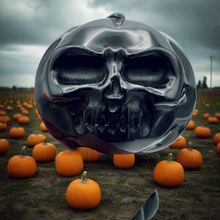 Load image into Gallery viewer, Obsidian Scary Pumpkin or Not
