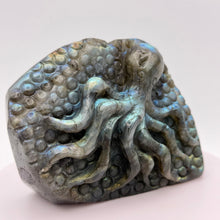 Load image into Gallery viewer, Labradorite Octopus Carving
