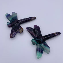 Load image into Gallery viewer, Fluorite Dragonfly Carvings
