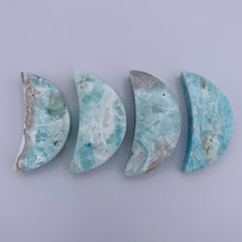 Load image into Gallery viewer, Blue Aragonite Moon (Small)
