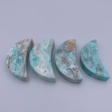 Load image into Gallery viewer, Blue Aragonite Moon (Small)
