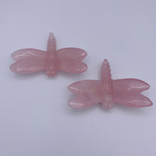 Load image into Gallery viewer, Rose Quartz Dragonfly Carving
