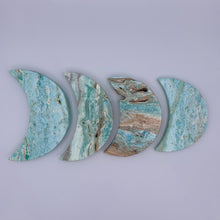 Load image into Gallery viewer, Blue Aragonite Moon (Large)
