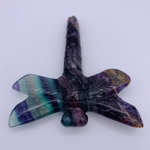 Load image into Gallery viewer, Fluorite Dragonfly Carvings
