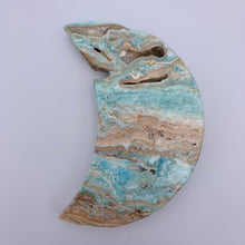 Load image into Gallery viewer, Blue Aragonite Moon (Large)
