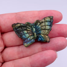 Load and play video in Gallery viewer, Labradorite Butterfly Carving - Small
