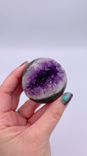 Load and play video in Gallery viewer, Amethyst Geode Sphere
