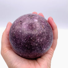 Load and play video in Gallery viewer, Lepidolite (composite) Sphere 1

