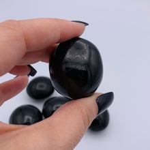 Load image into Gallery viewer, Black Tourmaline Palmstones
