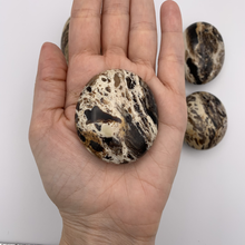 Load image into Gallery viewer, Black Opal (Large) Palm Stone

