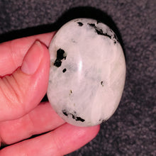 Load and play video in Gallery viewer, Rainbow Moonstone Palmstone
