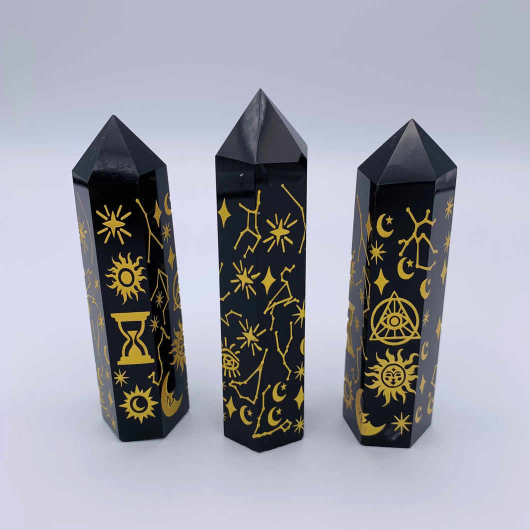 Obsidian Zodiac Tower