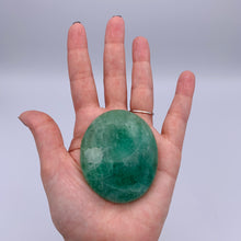 Load image into Gallery viewer, Green Fluorite Palm Stone

