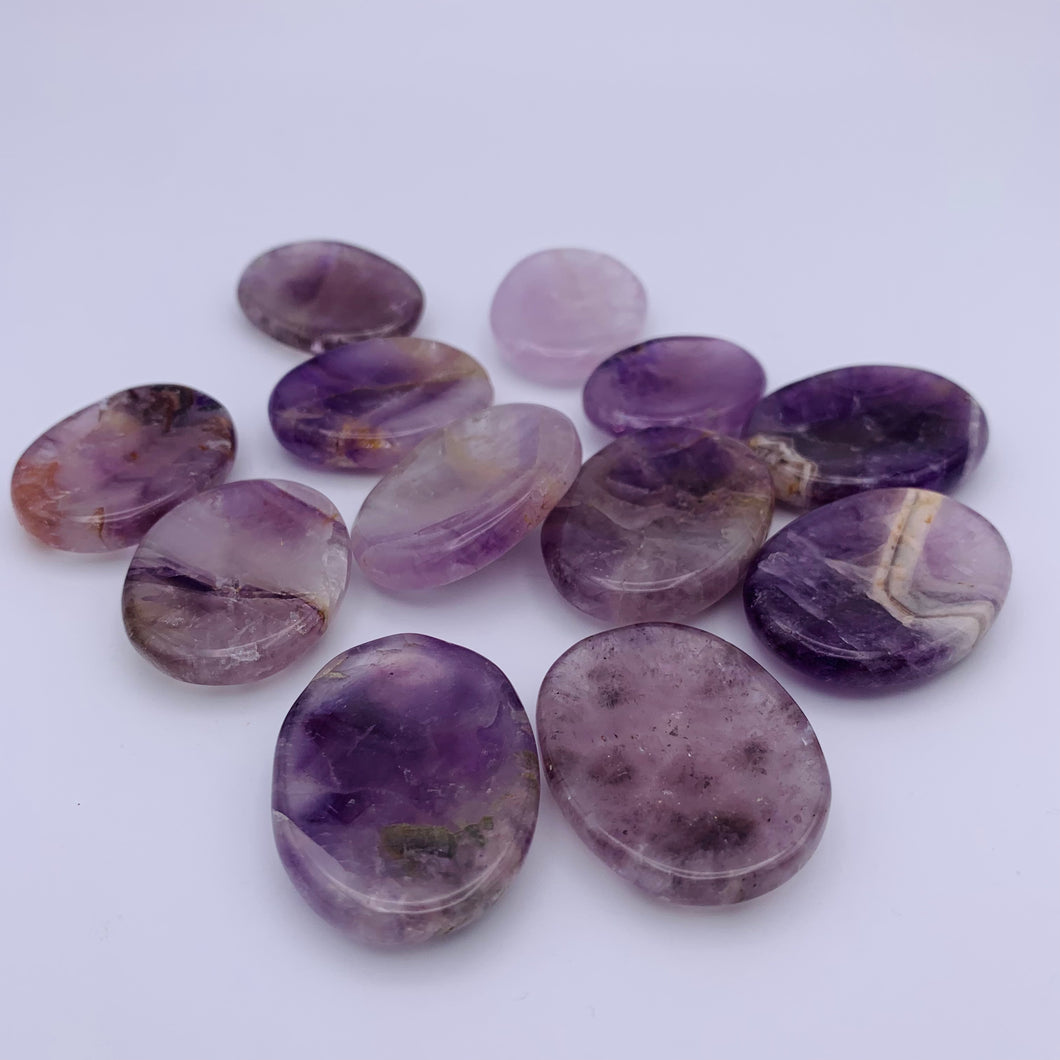 Amethyst Worry Stone