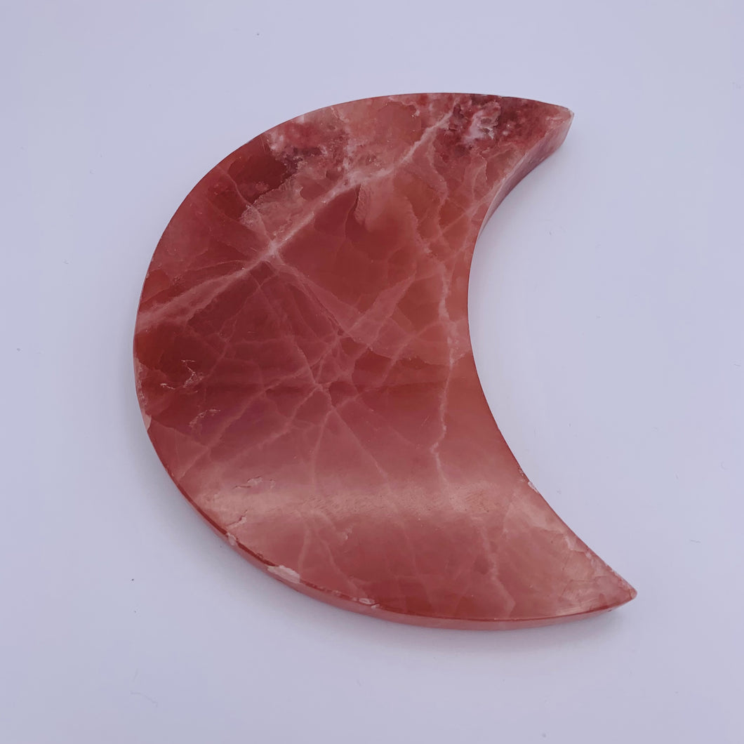 Rose Calcite Moon