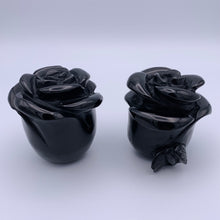 Load image into Gallery viewer, Silver Sheen Obsidian Rose
