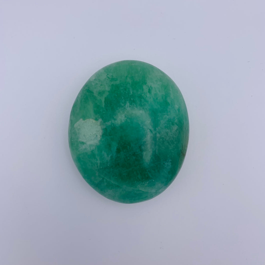 Green Fluorite Palm Stone