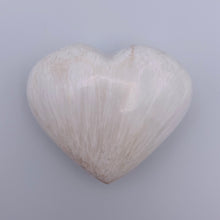 Load image into Gallery viewer, Scolecite Heart + Palm Stone
