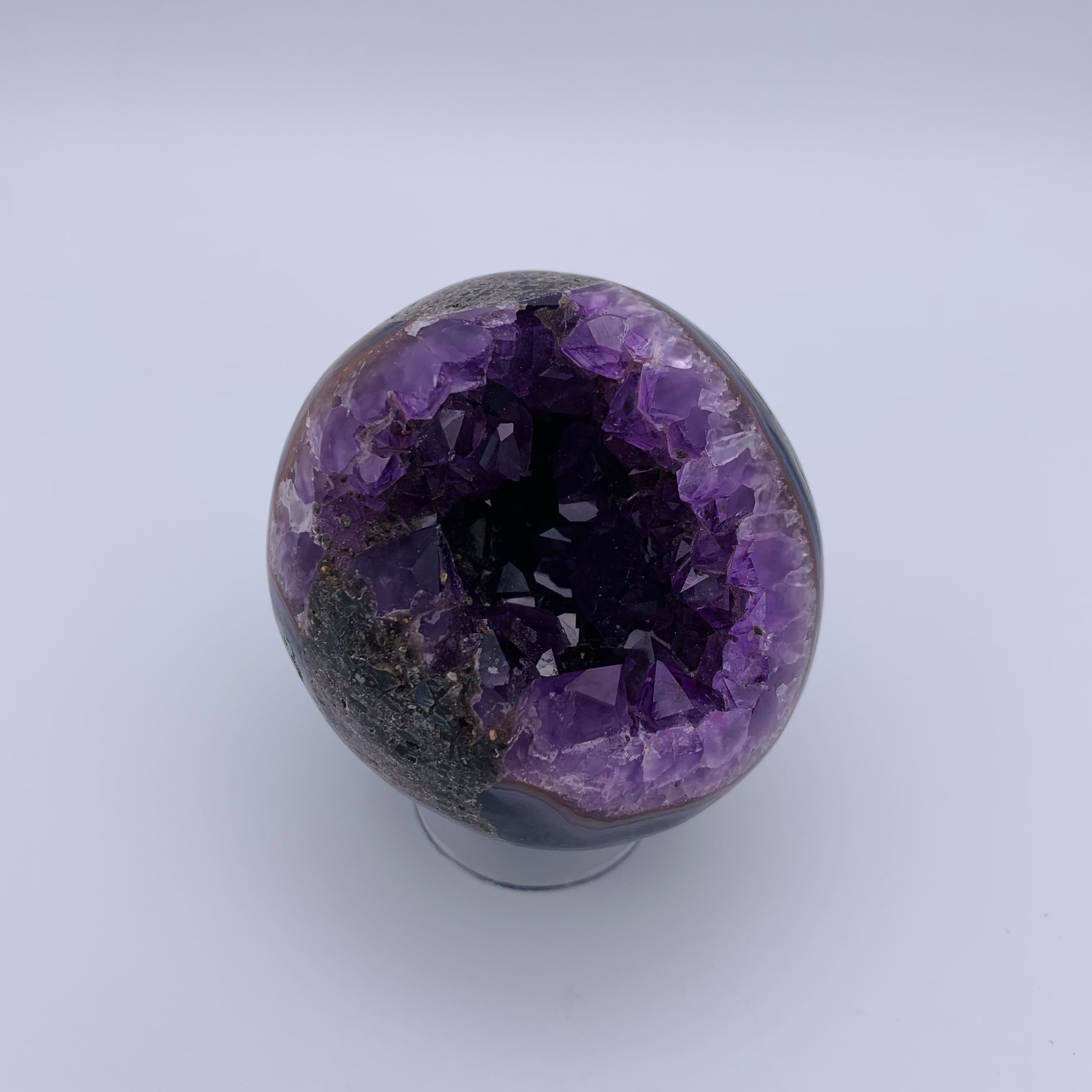 Amethyst Geode Sphere – Beachin Crystal Shop