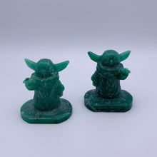 Load image into Gallery viewer, Green Aventurine Yoda
