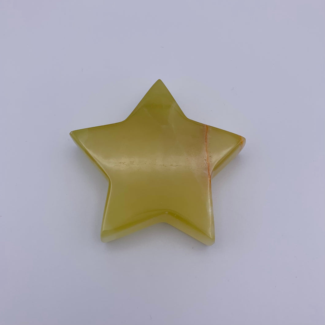 Lemon Calcite Star